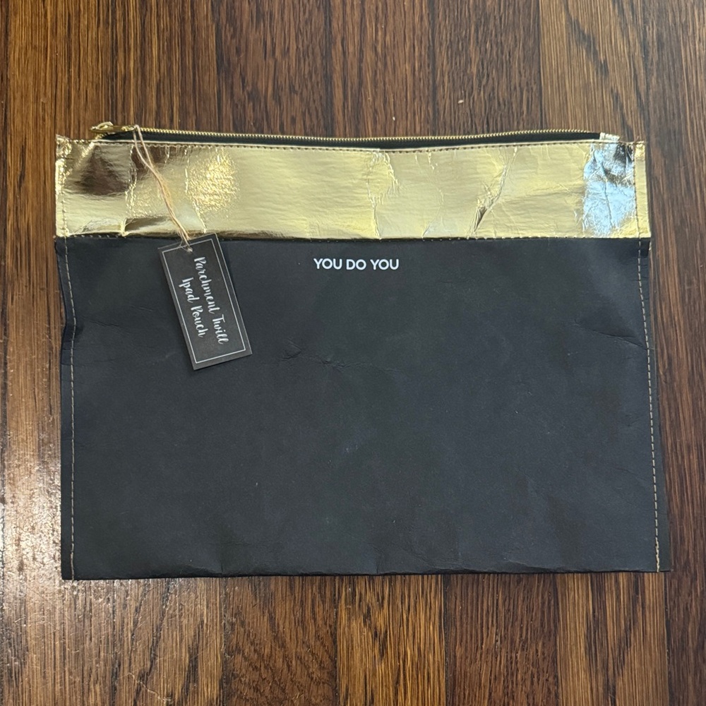 Black and Gold Pouch